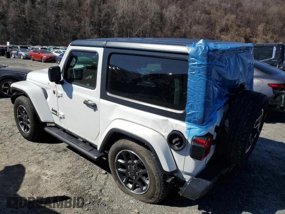 2021 Jeep Wrangler 80th Anniversary with VIN 1C4GJXAN5MW595297, listed as a Copart auction lot 51037215 with 62,429 mi miles and Salvage Title. Bid and sale history available at DreamBid. Image 2.