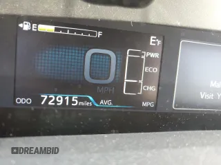 2021 Toyota Prius LE with VIN JTDKAMFP2M3173895, listed as a Copart auction lot 54384825 with 72,915 mi miles and Salvage Title. Bid and sale history available at DreamBid. Image 9.