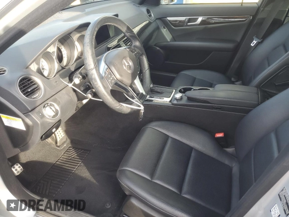 2014 Mercedes-Benz C 350 Sport with VIN WDDGF5HB0EA926227, listed as a Copart auction lot 71955504 with 57,273 mi miles and Salvage Title. Bid and sale history available at DreamBid. Image 7.