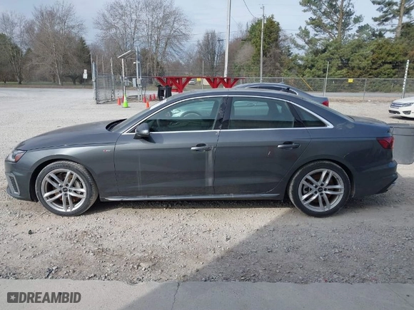 2024 Audi A4 Sedan S line Premium Plus with VIN WAUEAAF49RN006282, listed as a IAAI auction lot 41723954 with NaN miles. Bid and sale history available at carsss.com. Image 14.