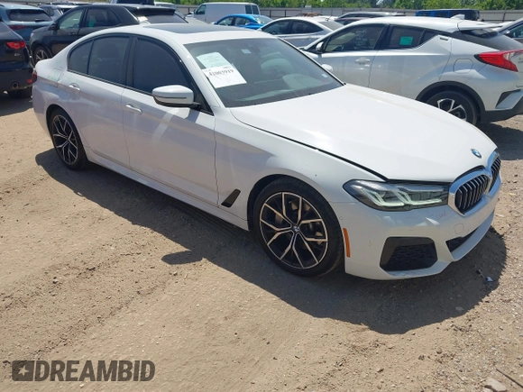 2023 BMW 5 Series 530i with VIN WBA53BH02PWY19741, listed as a IAAI auction lot 42003919 with 15,947 mi miles and . Bid and sale history available at DreamBid. Image 1.