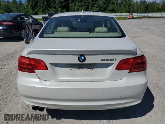 2011 BMW 3 Series 328i xDrive with VIN WBAKF3C54BE567265, listed as a Copart auction lot 65961145 with 110,521 mi miles and Salvage title. Bid and sale history available at DreamBid. Image 6.