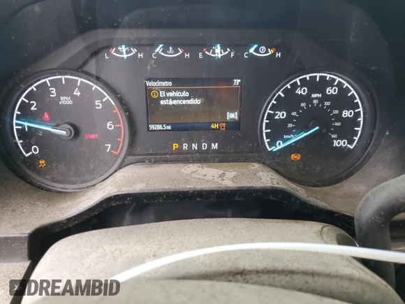 2023 Ford F-250 XL with VIN 1FT7W2BA3PEE18810, listed as a Copart auction lot 42390845 with 59,286 mi miles and Salvage title. Bid and sale history available at DreamBid. Image 9.