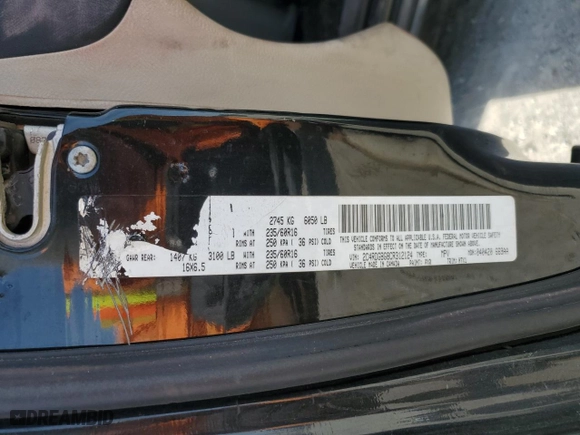2012 Dodge Grand Caravan SE with VIN 2C4RDGBG8CR312124, listed as a Copart auction lot 49999915 with 0 mi miles and Salvage Title. Bid and sale history available at carsss.com. Image 14.