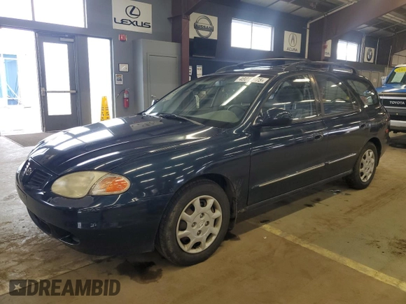 2000 Hyundai Elantra z VIN KMHJW35F5YU181324, wystawiony jako Copart lot #48016775 z przebiegiem 79 686 mil mil oraz Czysty tytuł • Clean title. Historia ofert i sprzedaży dostępna na DreamBid. Obrazek 1.