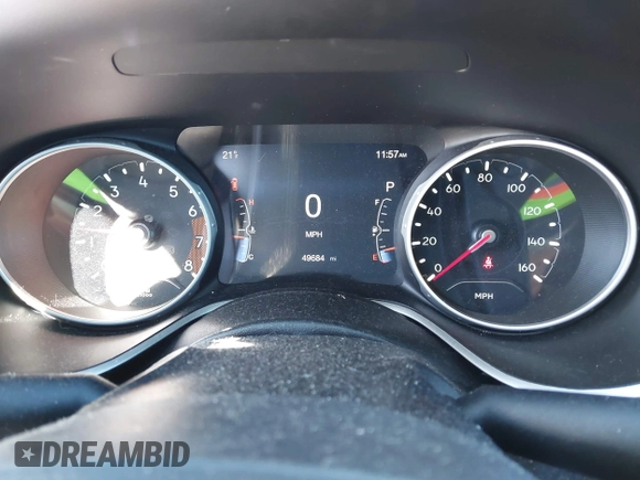 2021 Jeep Compass Altitude z VIN 3C4NJDBB0MT552101, wystawiony jako IAAI lot #41578726 z przebiegiem 49 684 mil mil oraz . Historia ofert i sprzedaży dostępna na DreamBid. Obrazek 7.
