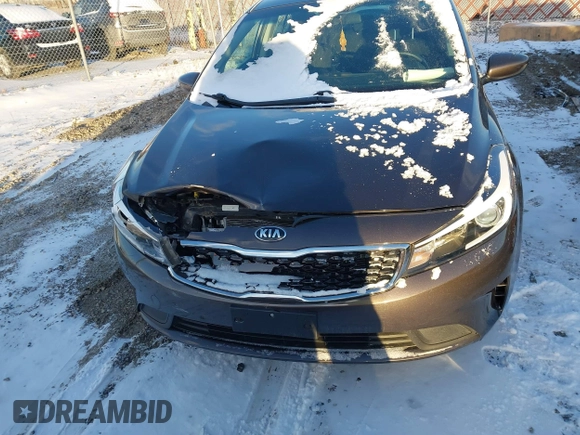2017 Kia Forte LX with VIN 3KPFK4A71HE138687, listed as a IAAI auction lot 41042425 with 21,228 mi miles. Bid and sale history available at carsss.com. Image 12.