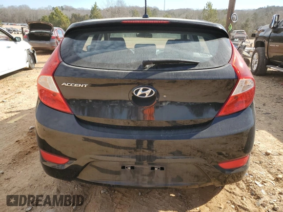 2015 Hyundai Accent Sport with VIN KMHCU5AE9FU233087, listed as a Copart auction lot 43356795 with 107,140 mi miles and Clean Title. Bid and sale history available at carsss.com. Image 6.