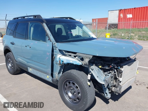 2021 Ford Bronco Sport Badlands z VIN 3FMCR9D95MRA07401, wystawiony jako IAAI lot #42159894 z przebiegiem 63 171 mil mil oraz . Historia ofert i sprzedaży dostępna na DreamBid. Obrazek 1.