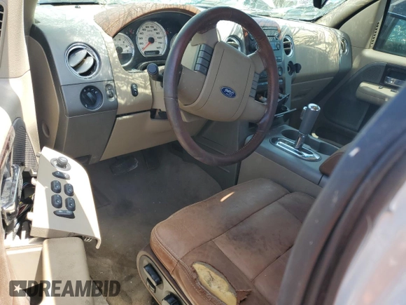 2007 Ford F-150 XLT with VIN 1FTPW14V37KD01921, listed as a Copart auction lot 62876465 with 214,260 mi miles and Salvage title. Bid and sale history available at DreamBid. Image 8.