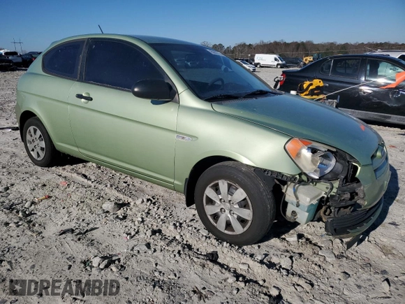 2008 Hyundai Accent GS with VIN KMHCM36C48U070038, listed as a Copart auction lot 83967774 with 137,324 mi miles and Salvage Title. Bid and sale history available at carsss.com. Image 4.