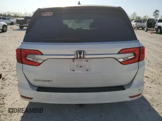 2018 Honda Odyssey EX-L with VIN 5FNRL6H72JB005268, listed as a Copart auction lot 50263645 with 136,036 mi miles and Salvage Title. Bid and sale history available at carsss.com. Image 6.
