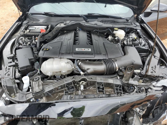 2022 Ford Mustang GT with VIN 1FA6P8CF4N5134479, listed as a Copart auction lot 50266095 with 35,678 mi miles and Salvage Title. Bid and sale history available at carsss.com. Image 11.