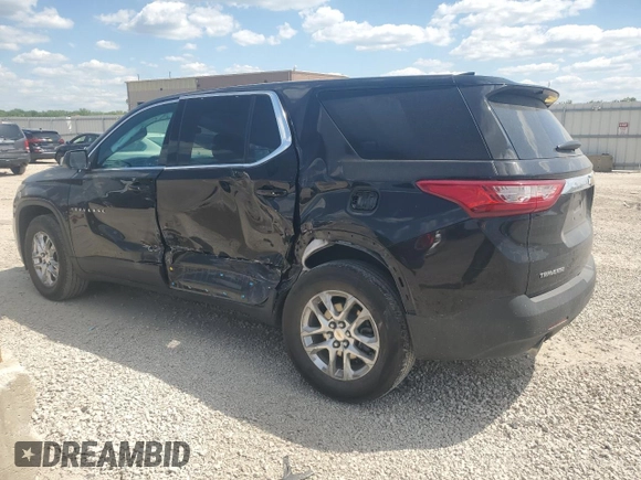 2021 Chevrolet Traverse LS with VIN 1GNERFKW6MJ139072, listed as a Copart auction lot 55844625 with 88,993 mi miles and Salvage title. Bid and sale history available at DreamBid. Image 2.