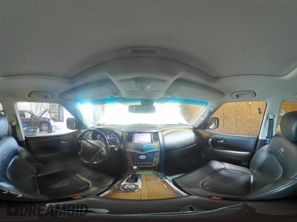 2014 Infiniti QX80 with VIN JN8AZ2NE9E9061705, listed as a Copart auction lot 57645125 with 147,845 mi miles and Salvage title. Bid and sale history available at DreamBid. Image 14.