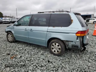 2003 Honda Odyssey EX-L with VIN 5FNRL18913B134321, listed as a Copart auction lot 44525465 with 254,666 mi miles and Salvage Title. Bid and sale history available at DreamBid. Image 2.
