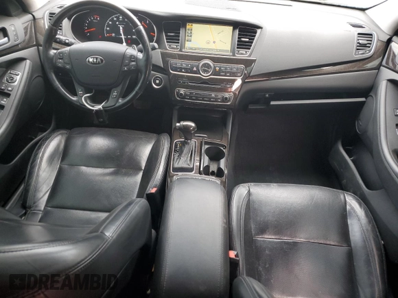 2016 Kia Cadenza Premium with VIN KNALN4D7XG5199162, listed as a Copart auction lot 71220124 with 115,678 mi miles and Salvage Title. Bid and sale history available at carsss.com. Image 8.