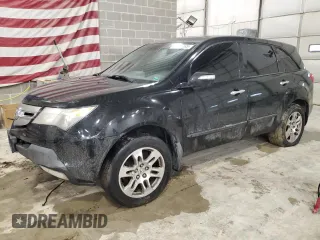 2007 Acura MDX Tech Pkg with VIN 2HNYD28367H552765, listed as a Copart auction lot 44071185 with 190,155 mi miles and Non Repairable. Bid and sale history available at carsss.com. Image 1.