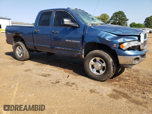 2005 Dodge 2500 SLT z VIN 3D7KS28C05G746616, wystawiony jako Copart lot #52457745 z przebiegiem 217 792 mil mil oraz Szkoda całkowita • Salvage title. Historia ofert i sprzedaży dostępna na DreamBid. Obrazek 4.