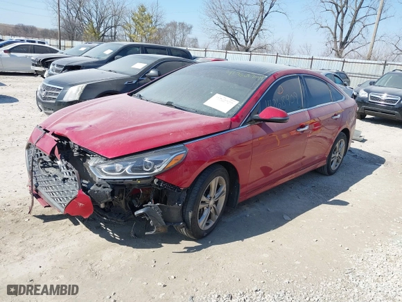2019 Hyundai Sonata SEL with VIN 5NPE34AF3KH814639, listed as a IAAI auction lot 41768909 with 91,787 mi miles. Bid and sale history available at carsss.com. Image 17.
