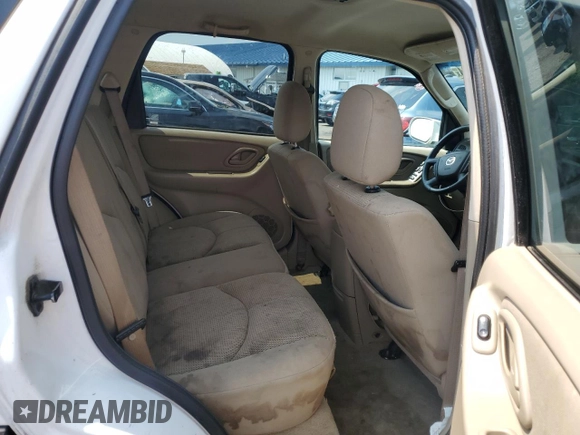 2006 Mazda Tribute S with VIN 4F2YZ04136KM18674, listed as a Copart auction lot 65126554 with 186,941 mi miles and Clean Title. Bid and sale history available at DreamBid. Image 11.