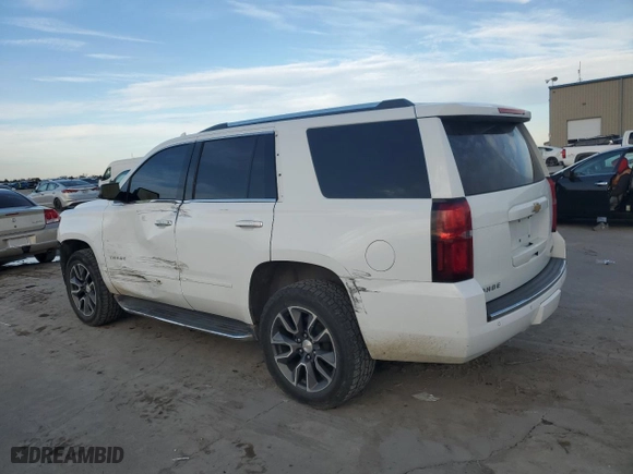 2017 Chevrolet Tahoe Premier with VIN 1GNSCCKC7HR124418, listed as a Copart auction lot 83075084 with 119,477 mi miles and Salvage Title. Bid and sale history available at carsss.com. Image 2.