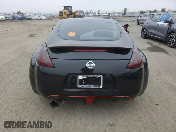 2017 Nissan 370Z with VIN JN1AZ4EH0HM953203, listed as a Copart auction lot 85980784 with 46,276 mi miles and Salvage title. Bid and sale history available at DreamBid. Image 6.