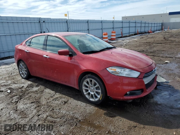2016 Dodge Dart SXT Sport with VIN 1C3CDFFA4GD817774, listed as a Copart auction lot 46307245 with 113,669 mi miles and Salvage Title. Bid and sale history available at carsss.com. Image 4.