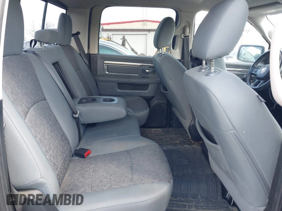 2018 Ram 1500 Big Horn with VIN 3C6RR7LG7JG203096, listed as a IAAI auction lot 41796056 with 110,205 mi miles. Bid and sale history available at carsss.com. Image 8.