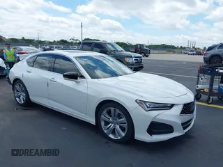 2022 Acura TLX Technology z VIN 19UUB5F44NA004283, wystawiony jako IAAI lot #42263174 z przebiegiem 22 474 mil mil oraz . Historia ofert i sprzedaży dostępna na DreamBid. Obrazek 1.