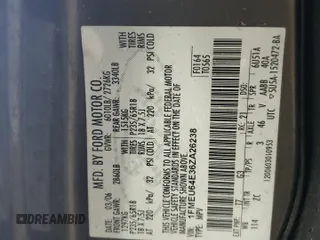 2006 Ford Explorer Eddie Bauer z VIN 1FMEU64E36ZA26238, wystawiony jako Copart lot #52496495 z przebiegiem 259 803 mil mil oraz Szkoda całkowita • Salvage title. Historia ofert i sprzedaży dostępna na DreamBid. Obrazek 13.