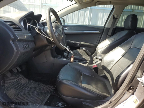 2010 Mitsubishi Lancer GTS with VIN JA32U8FW3AU603833, listed as a Copart auction lot 51773145 with 346,640 mi miles and Salvage Title. Bid and sale history available at carsss.com. Image 7.