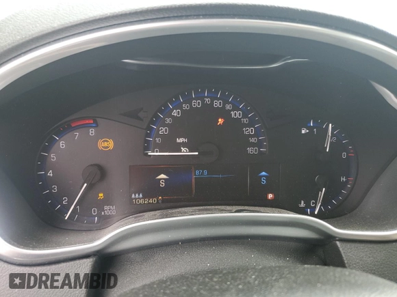 2013 Cadillac SRX Premium Collection with VIN 3GYFNEE32DS644426, listed as a Copart auction lot 59775625 with 106,240 mi miles and Salvage title. Bid and sale history available at DreamBid. Image 9.