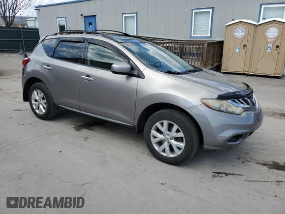 2011 Nissan Murano S with VIN JN8AZ1MW1BW184884, listed as a Copart auction lot 54466325 with 137,565 mi miles and Salvage Title. Bid and sale history available at DreamBid. Image 4.