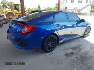 2020 Honda Civic Si z VIN 2HGFC1E50LH705586, wystawiony jako IAAI lot #42317630 z przebiegiem 34 904 mil mil oraz . Historia ofert i sprzedaży dostępna na DreamBid. Obrazek 4.