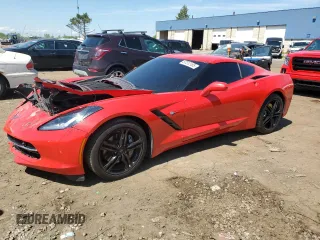 2017 Chevrolet Corvette 2LT z VIN 1G1YD2D77H5111923, wystawiony jako Copart lot #57312185 z przebiegiem 61 934 mil mil oraz Czysty tytuł • Clean title. Historia ofert i sprzedaży dostępna na DreamBid. Obrazek 1.
