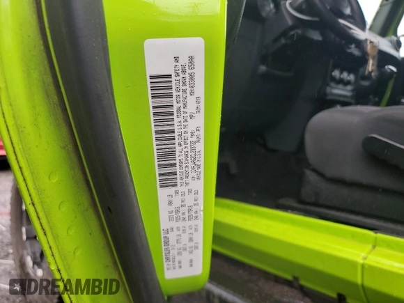 2012 Jeep Wrangler Sport with VIN 1C4AJWAG2CL233722, listed as a Copart auction lot 61125095 with 49,864 mi miles and Salvage title. Bid and sale history available at DreamBid. Image 12.