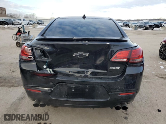 2017 Chevrolet SS with VIN 6G3F15RW2HL300583, listed as a Copart auction lot 88801195 with 92,144 mi miles and Salvage Title. Bid and sale history available at carsss.com. Image 6.