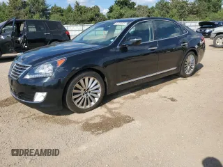 2014 Hyundai Equus Signature z VIN KMHGH4JH8EU090187, wystawiony jako Copart lot #62720525 z przebiegiem 70 874 mil mil oraz Szkoda całkowita • Salvage title. Historia ofert i sprzedaży dostępna na DreamBid. Obrazek 1.