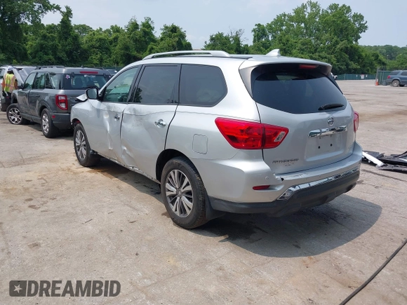 2019 Nissan Pathfinder S with VIN 5N1DR2MM8KC622567, listed as a IAAI auction lot 42404897 with 87,955 mi miles and . Bid and sale history available at DreamBid. Image 3.