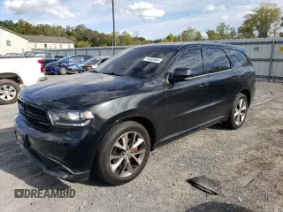 2014 Dodge Durango R/T z VIN 1C4SDJCT2EC326963, wystawiony jako Copart lot #74895504 z przebiegiem 92 263 mil mil oraz Szkoda całkowita • Salvage title. Historia ofert i sprzedaży dostępna na DreamBid. Obrazek 1.
