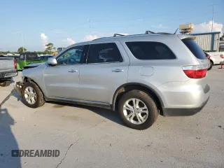 2013 Dodge Durango Crew with VIN 1C4RDHDG1DC616909, listed as a Copart auction lot 61923565 with 98,264 mi miles and Salvage title. Bid and sale history available at DreamBid. Image 2.