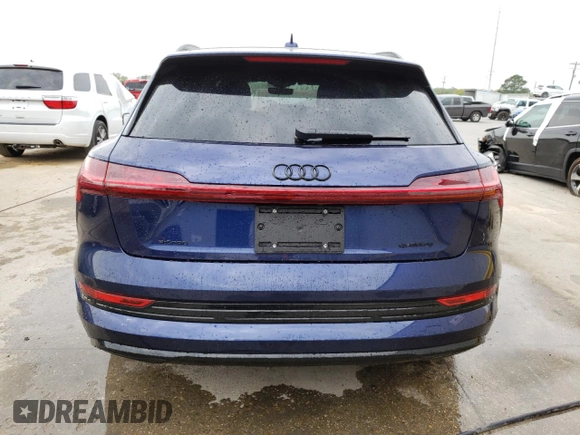 2022 Audi e-tron Premium with VIN WA1AAAGE5NB034143, listed as a Copart auction lot 43930573 with 4,484 mi miles. Bid and sale history available at carsss.com. Image 6.
