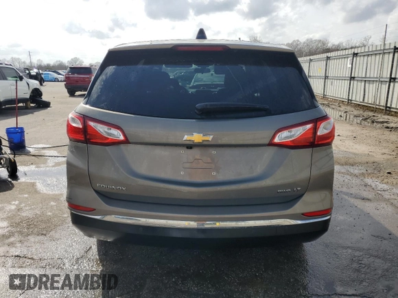 2018 Chevrolet Equinox LT with VIN 3GNAXSEVXJS550288, listed as a Copart auction lot 48984425 with 71,339 mi miles and Salvage Title. Bid and sale history available at carsss.com. Image 6.