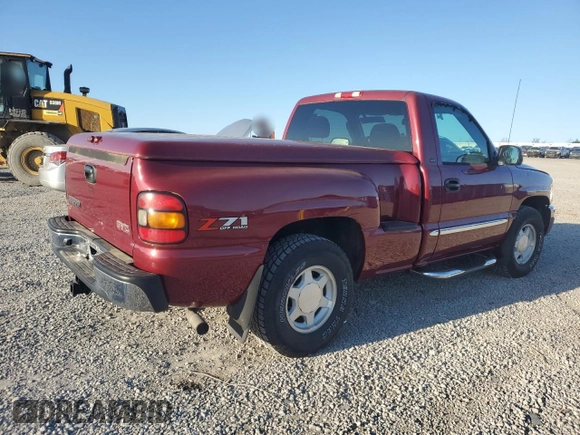 2004 GMC Sierra 1500 SLE with VIN 1GTEK14T64Z158936, listed as a Copart auction lot 52613305 with 100,797 mi miles and Salvage Title. Bid and sale history available at DreamBid. Image 3.