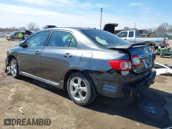 2011 Toyota Corolla L with VIN 2T1BU4EE2BC698659, listed as a IAAI auction lot 41883363 with 191,298 mi miles. Bid and sale history available at carsss.com. Image 3.