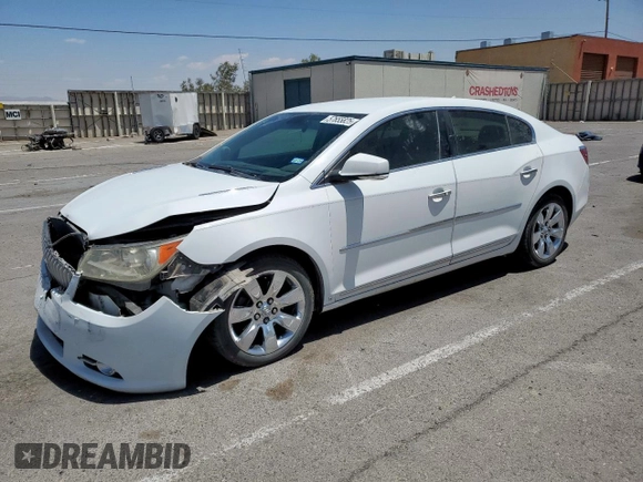 2010 Buick LaCrosse CXL with VIN 1G4GC5GG8AF132214, listed as a Copart auction lot 57655825 with 184,844 mi miles and Salvage title. Bid and sale history available at DreamBid. Image 1.