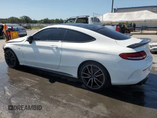 2021 Mercedes-Benz C 43 AMG with VIN W1KWJ6EB8MG056601, listed as a Copart auction lot 56925994 with 40,914 mi miles and Non repairable. Bid and sale history available at DreamBid. Image 2.