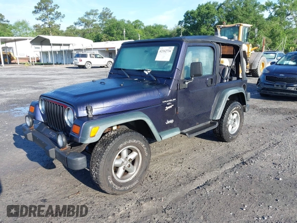1998 Jeep Wrangler Sport with VIN 1J4FY19S8WP798559, listed as a IAAI auction lot 42162734 with 129,638 mi miles and . Bid and sale history available at DreamBid. Image 2.