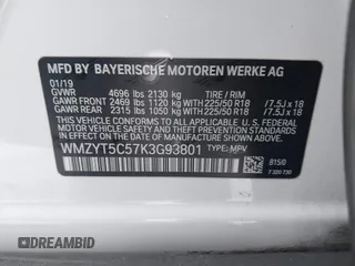 2019 MINI Countryman Cooper S z VIN WMZYT5C57K3G93801, wystawiony jako IAAI lot #41622941 z przebiegiem 66 093 mil mil oraz . Historia ofert i sprzedaży dostępna na DreamBid. Obrazek 9.